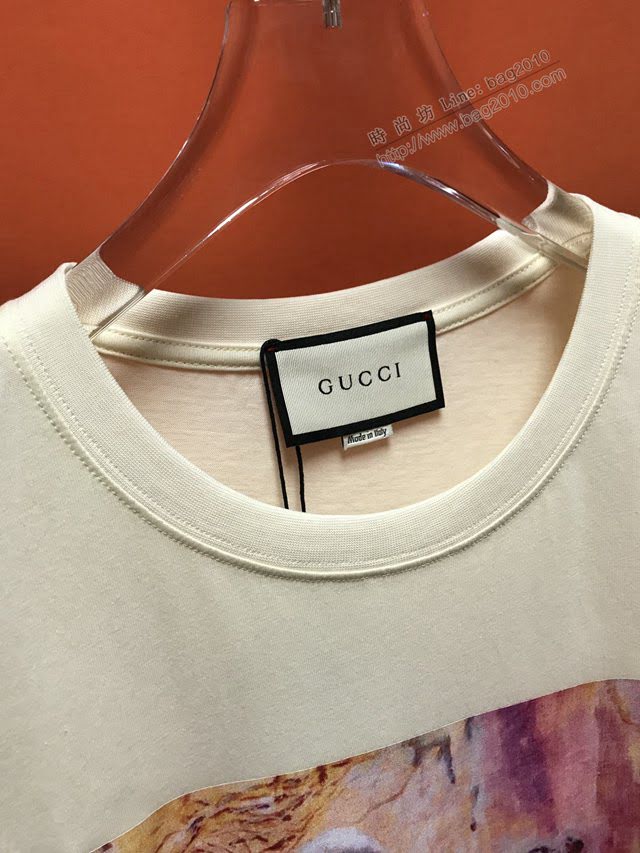 Gucci男T恤 2020新款短袖衣 男女同款 最高品質 古奇女款短袖  tzy2558